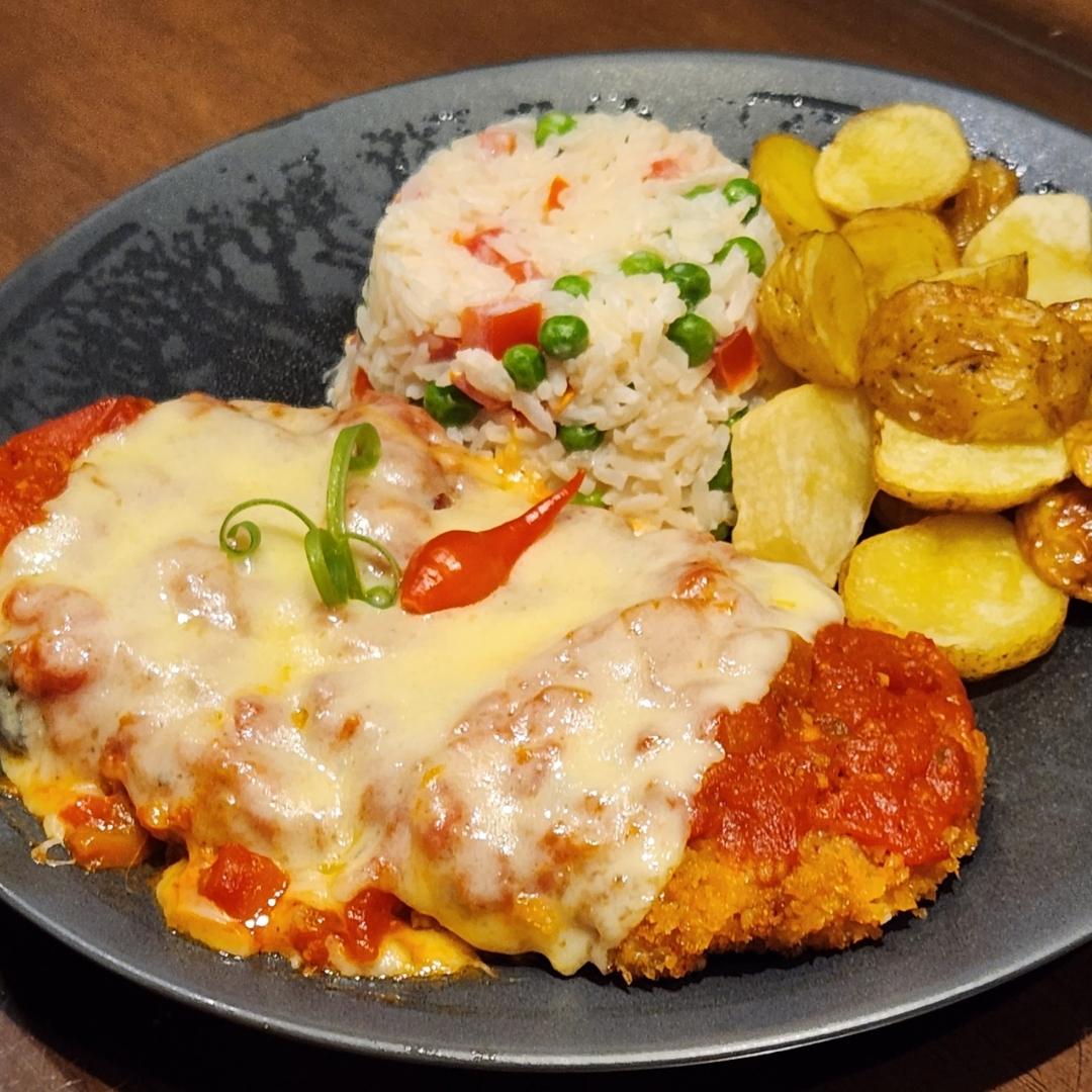 Filé à Parmegiana Príncipe de Galles
